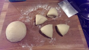 divided dough