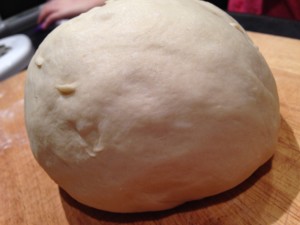rounded dough