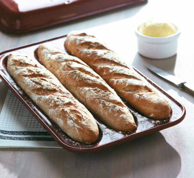 Emile Henry Covered Bread + Loaf Pan