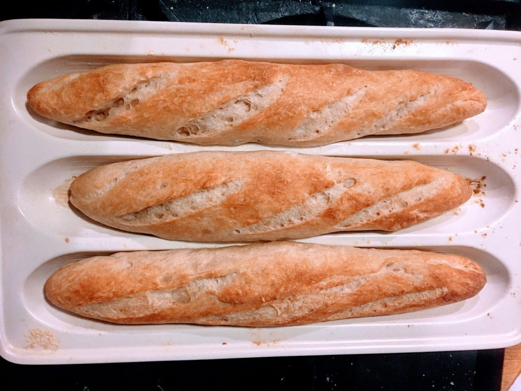 Emile Henry Loaf Ciabatta Bread Baker Pan, Ceramic, White, Burgundy Clay on  Food52